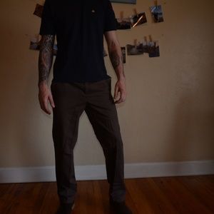 Men's Jos a bank brown dress khakis